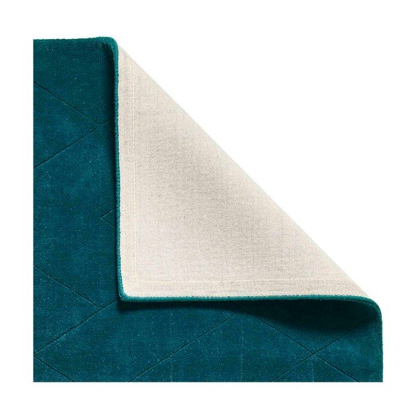 Tamsiai žalios spalvos vilnos kilimas Think Rugs Kasbah, 120 x 170 cm-image-3