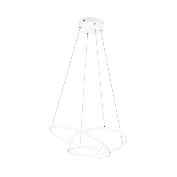 Kabantis šviestuvas baltos spalvos LED su pritemdymo funkcija Darvin – Trio-image-1