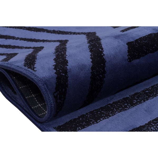 Mėlynas plaunamas kilimas 200x100 cm - Vitaus-image-3
