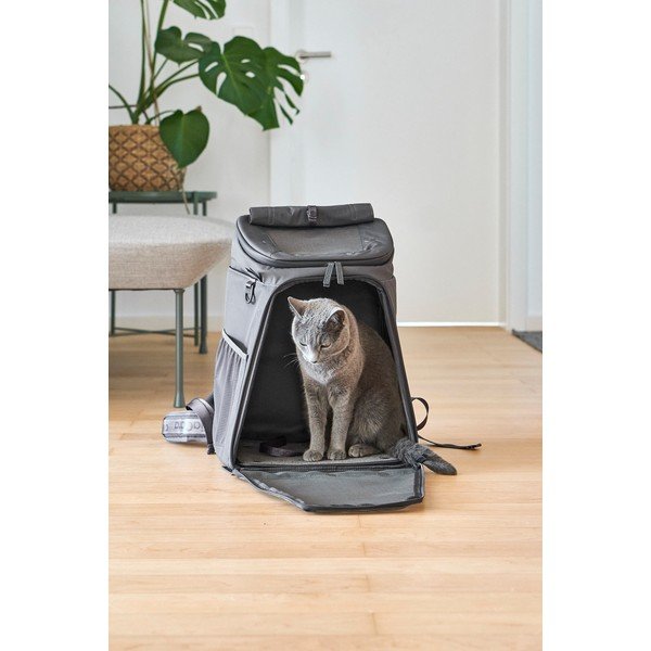 Tamsiai pilkos spalvos kuprinė visi augintiniai 27x35 cm Zaino Asphalt – MiaCara-image-1