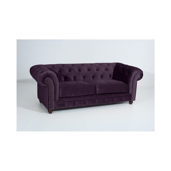 Violetinė sofa "Max Winzer Orleans Velvet", 216 cm-image-4
