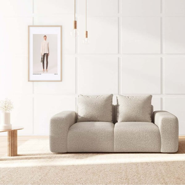 Smėlio spalvos iš boucle sofa 212 cm Monce – Rodier-image-1