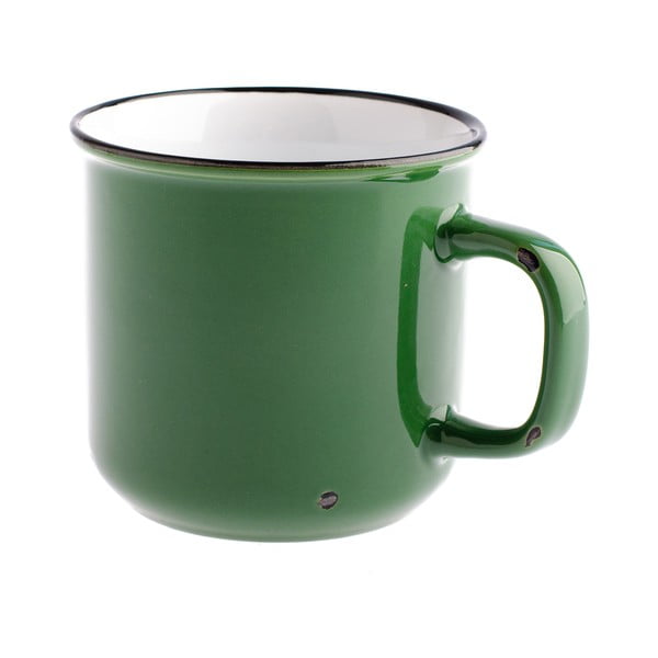 Žalias keraminis puodelis Dakls, 440 ml