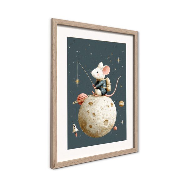 Vaikiškas paveikslas 30x40 cm Astro Mouse – Styler-image-4