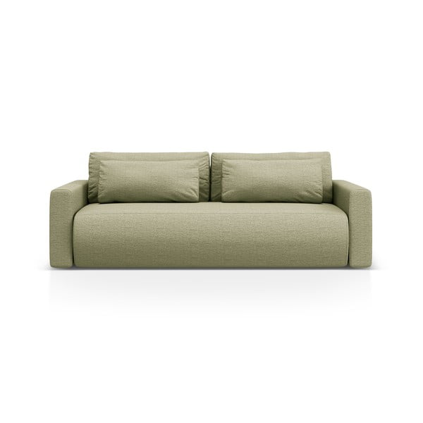Žalios spalvos sulankstoma/su sandėliavimo vieta sofa 238 cm Belfast – Cosmopolitan Design