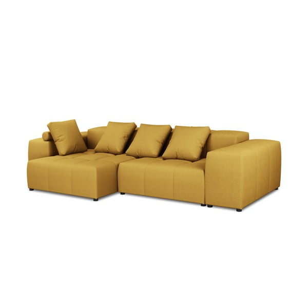 Geltona kampinė sofa (kintama) Rome - Cosmopolitan Design-image-2