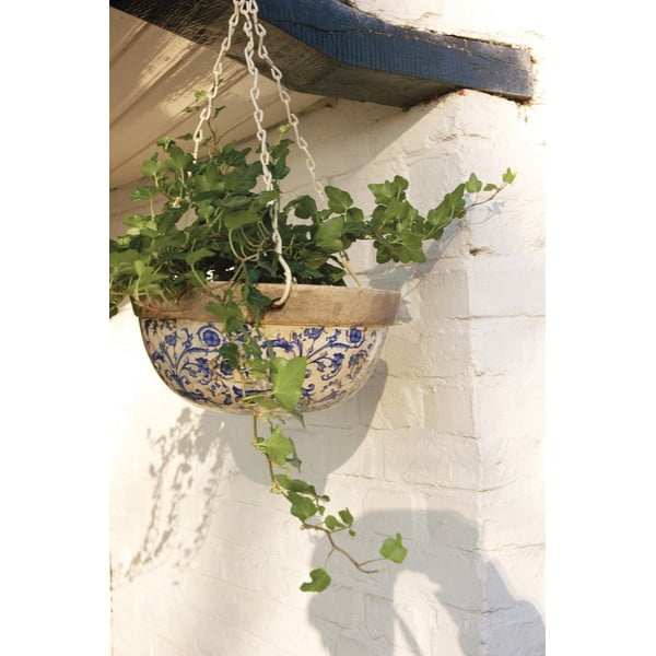 Pakabinamas ir sieninis vazonas iš keramikos ø 25,5 cm – Esschert Design-image-1