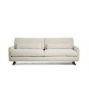 Smėlio spalvos sofa iš šenilinio audinio 240 cm Veliro – Kave Home