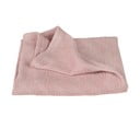 Megztas vaikiškas pledas rožinės spalvos iš organiškos medvilnės 80x80 cm Lil Planet – Roba