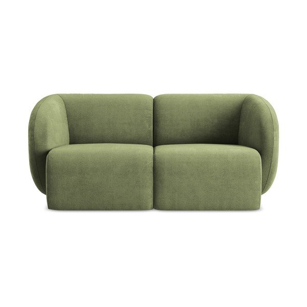 Žalios spalvos sofa iš šenilinio audinio 174 cm Lani – Makamii