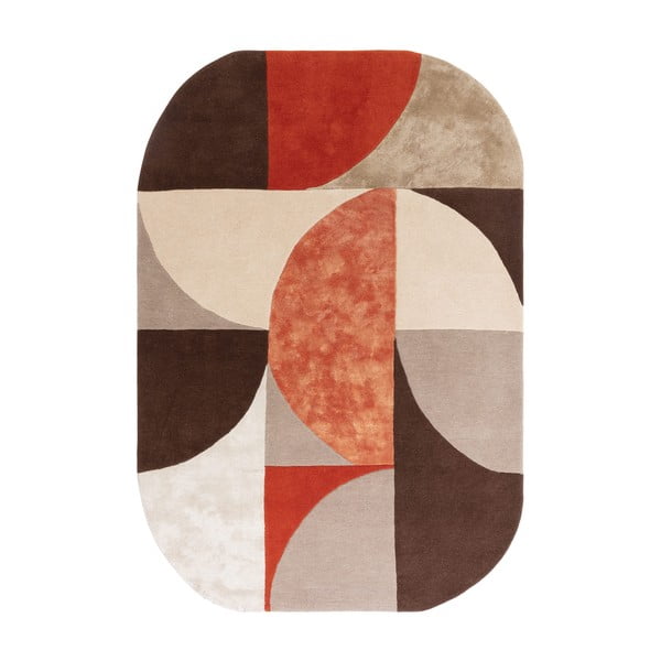 Iš vilnos kilimas raudonos plytų spalvos 200x300 cm Spice – Asiatic Carpets