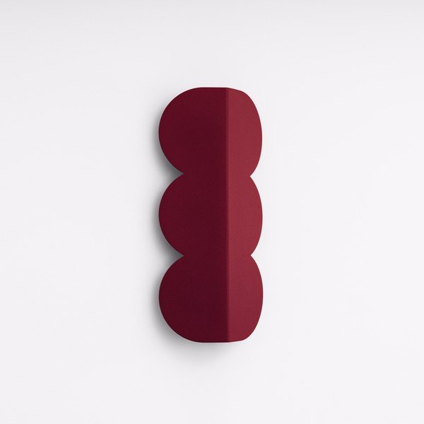 Bordo spalvos iš aliuminio sieninė lempa BISCUIT – Thoro-image-3