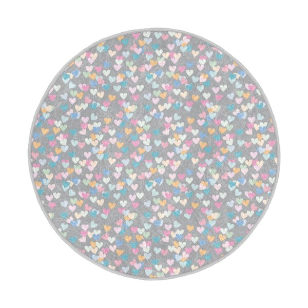 Vaikiškas kilimas šviesiai pilkos spalvos ø 100 cm Comfort – Mila Home