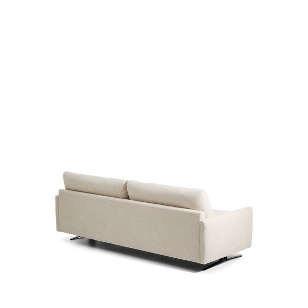 Smėlio spalvos sofa iš šenilinio audinio 240 cm Veliro – Kave Home-image-4