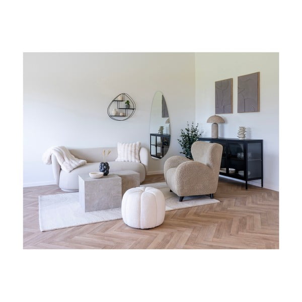 Rankų darbo iš vilnos kilimas kreminės spalvos 160x230 cm Surat – House Nordic-image-1