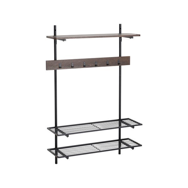 Rudos spalvos iš metalo koridoriaus baldas 100x150x25 cm Gilda – Ellos Home