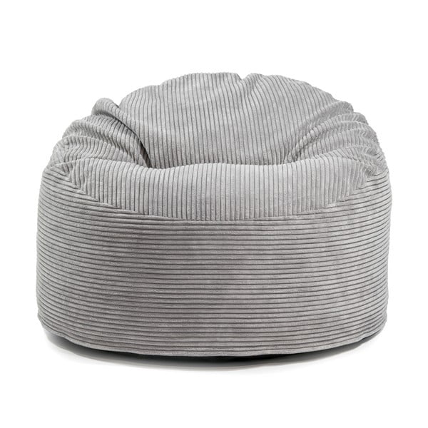 Tamsiai pilkos spalvos iš kordinio velveto vaikiškas sėdmaišis Om 85 – SLOWDOWN-image-2