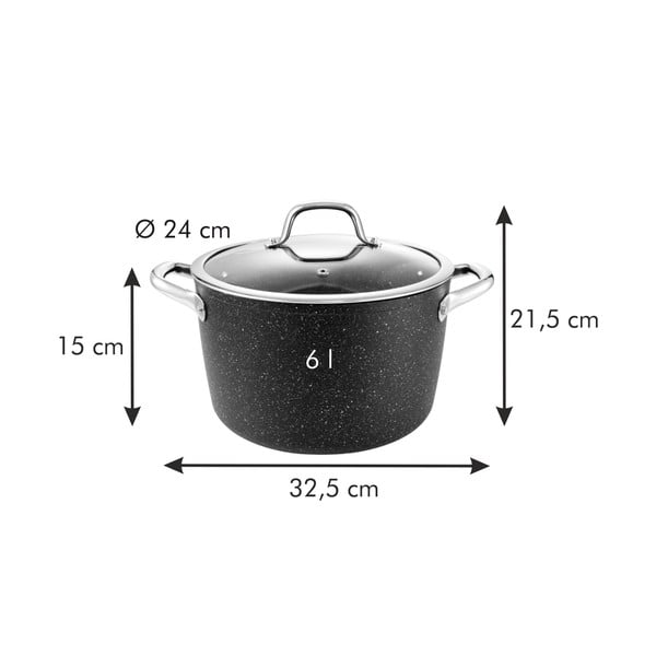 Indukcinis puodas su dangčiu 6 l President - Tescoma-image-3