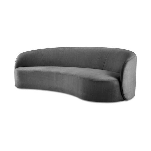 Pilka sofa su dešiniuoju kampu Mazzini Sofas Debbie, 210 x 79 cm-image-2