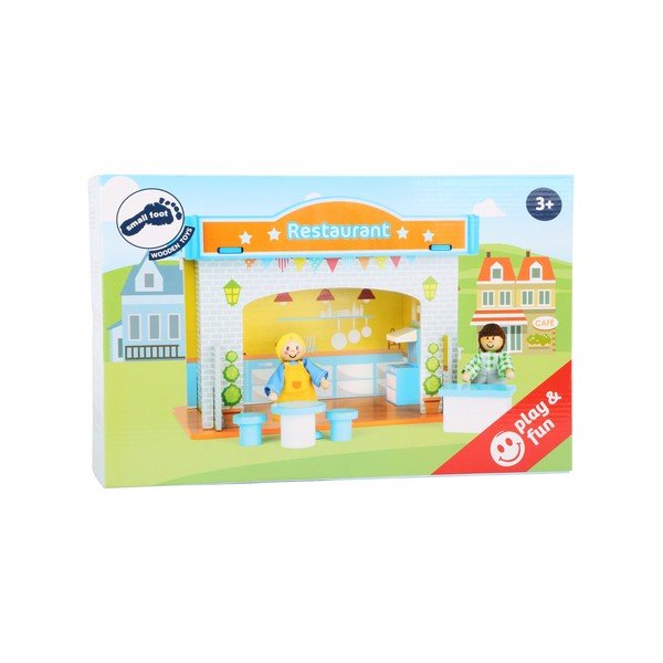 Vaikų medinis žaidimų namelis "Legler" restoranas-image-1