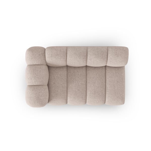 Modulinė sofa smėlio spalvos (su kairiuoju kampu) Lupine – Micadoni Home-image-3