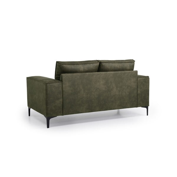 Iš dirbtinės odos sofa žalios spalvos 164 cm Copenhagen – Scandic-image-3