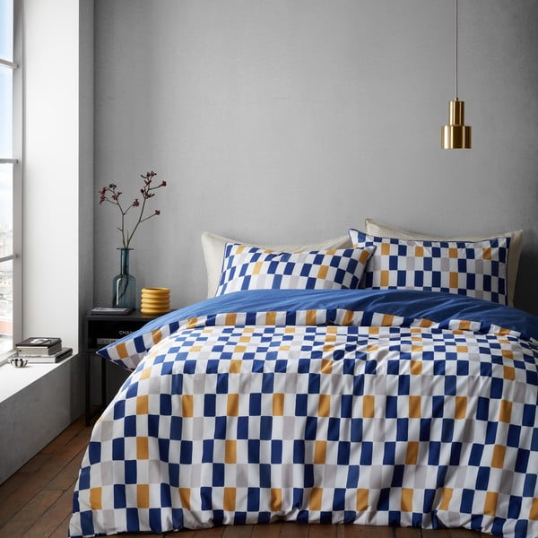 Iš medvilnės viengulė patalynė 135x200 cm Oblong Checkerboard – Content by Terence Conran