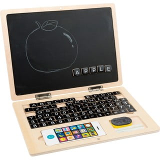 Medinis vaikiškas nešiojamasis kompiuteris su magnetiniu paviršiumi Legler