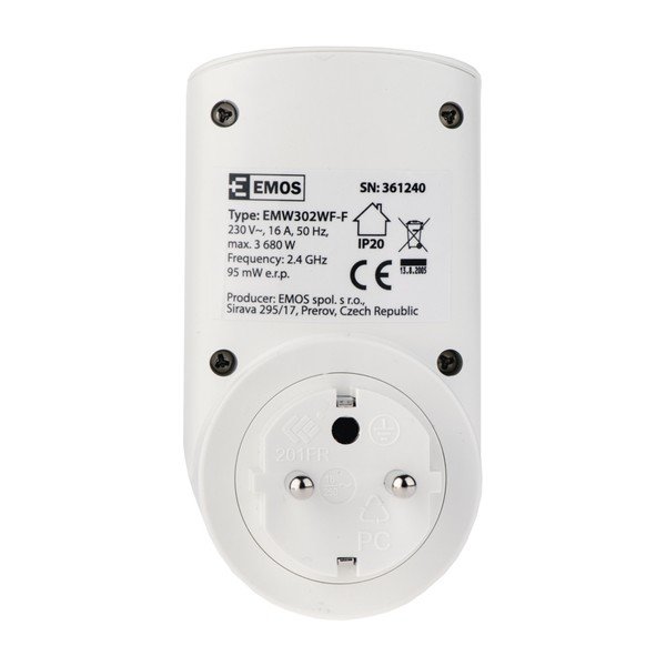 Wi-Fi lizdas su laikmačiu G-Homa P5550-image-1