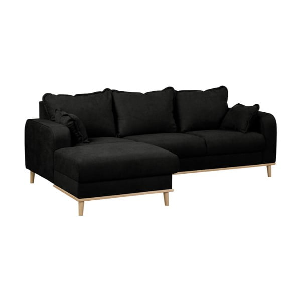 Juoda kampinė sofa (kairysis kampas) Beata - Ropez-image-2