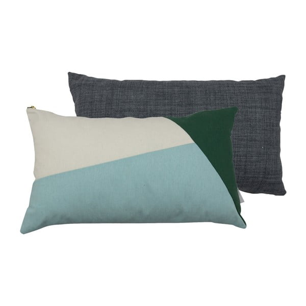 2 pagalvių rinkinys su užpildu Karup Deco Cushion Pattern/Dark Grey, 45 x 25 cm