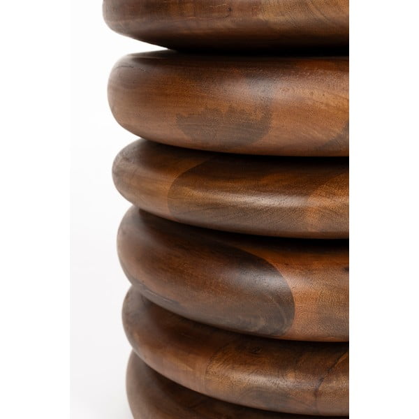 Tamsios natūralios spalvos taburetė Disc – Zuiver-image-4