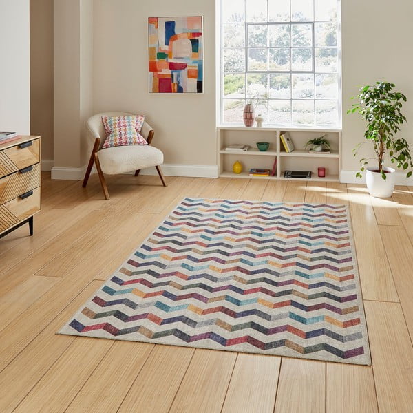 Skalbiamas kilimas 152x230 cm Coral Multi – Think Rugs-image-1