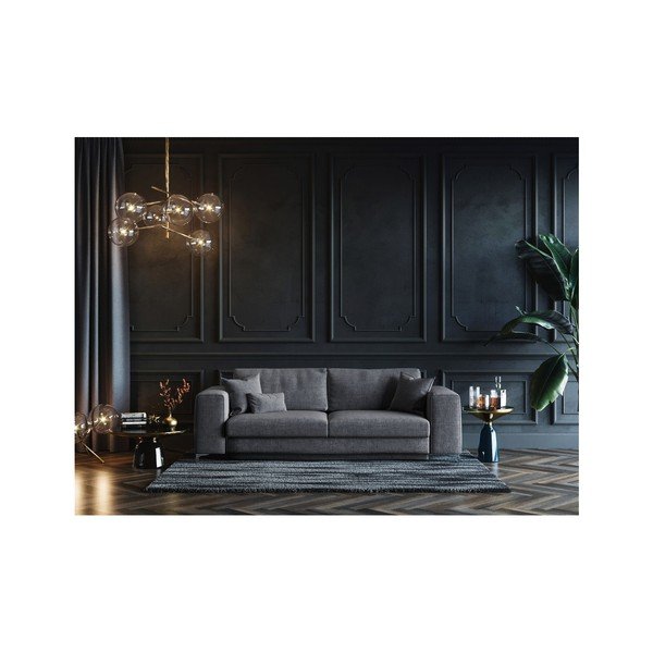 Tamsiai pilka sofa-lova Devichy Rothe, 256 cm-image-3