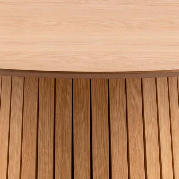 Valgomojo stalas su ąžuolo apdaila Actona Christo, ø 75 cm-image-3