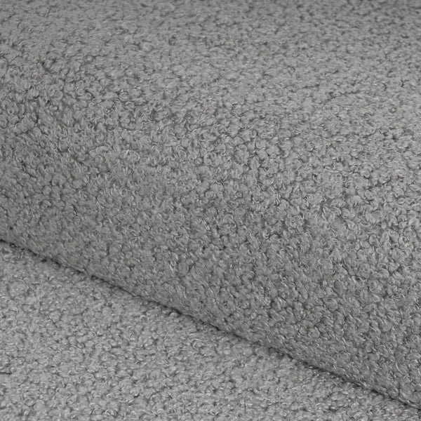 Pilkos spalvos iš boucle pufas Folding – Casa Selección-image-1