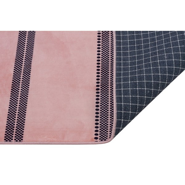 Rožinis plaunamas kiliminis takelis 200x80 cm - Vitaus-image-2