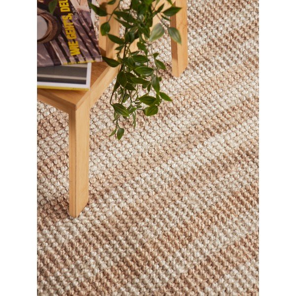 Rankų darbo smėlio spalvos iš džiuto kilimas 160x230 cm Harvest Amber – Elle Decoration-image-2