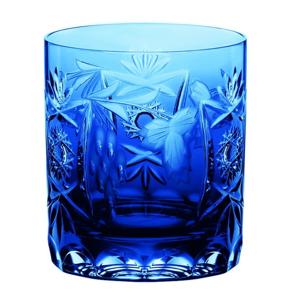 Mėlynos spalvos krištolinė viskio taurė Nachtmann Traube Whisky Tumbler Cobalt Blue, 250 ml