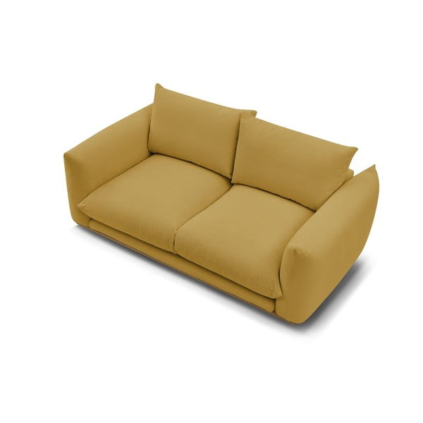 Sofa geltonos spalvos 193 cm Ernest – Bobochic Paris-image-4