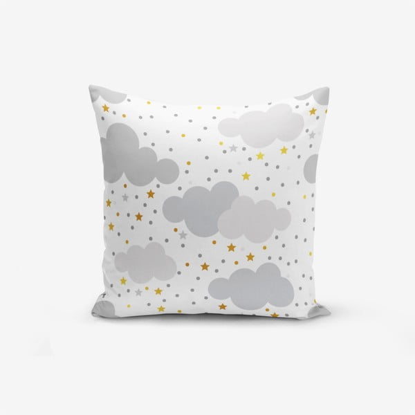 Pagalvės užvalkalas Minimalist Cushion Covers Grey Clouds, 45 x 45 cm
