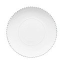 Baltos spalvos iš akmens masės lėkštė ø 34 cm Pearl – Costa Nova