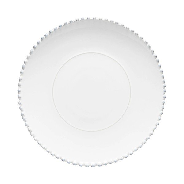 Baltos spalvos iš akmens masės lėkštė ø 34 cm Pearl – Costa Nova