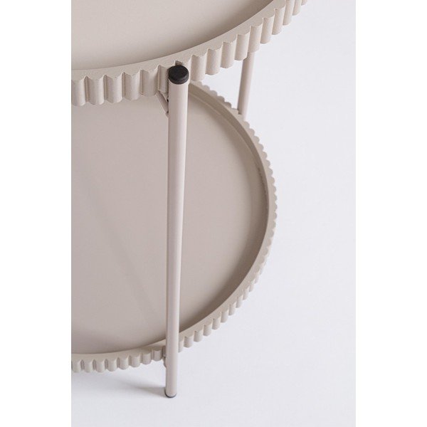 Iš metalo apvalios formos šoninis stalas ø 42 cm Herdys – Yes Everyday-image-2