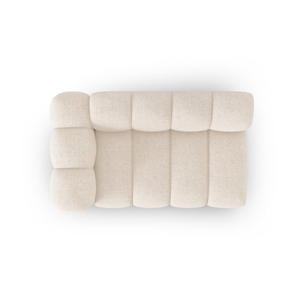 Modulinė sofa kreminės spalvos (su kairiuoju kampu) Lupine – Micadoni Home-image-3