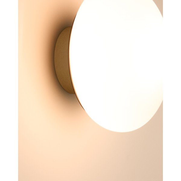 Baltos spalvos/juodos spalvos sieninė lempa ø 15 cm Bamila – Kave Home-image-3