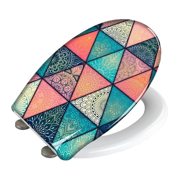 Tualeto sėdynė su lengvu uždarymu Wenko Easy Geometry, 44,5 x 37 cm-image-1