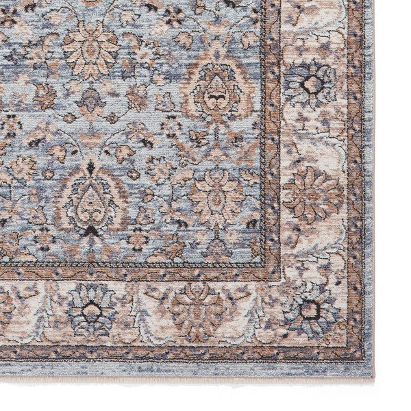 Kilimas mėlynos spalvos/kreminės spalvos 80x300 cm Vintage – Think Rugs-image-4