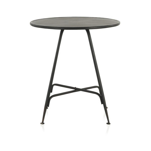Juodos spalvos metalinis baro stalas Geese Industrial Style, aukštis 75 cm-image-3