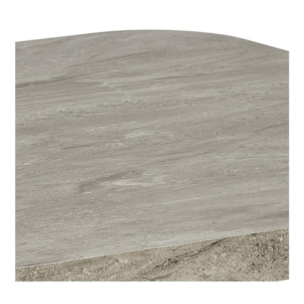 Šviesiai pilkos spalvos kavos staliukas su marmuro dekoru 60x60 cm Solano – Actona-image-3